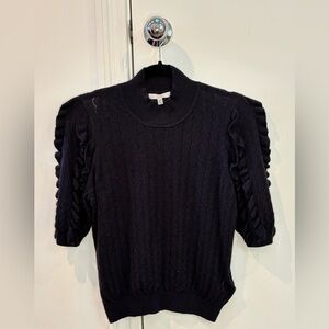Joie Black Cable Knit Sweater